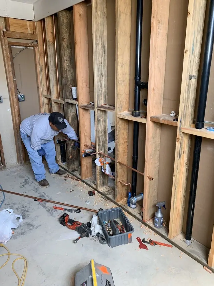 Commercial rough-in plumbing for Water Heater Replacement in Stark Corners